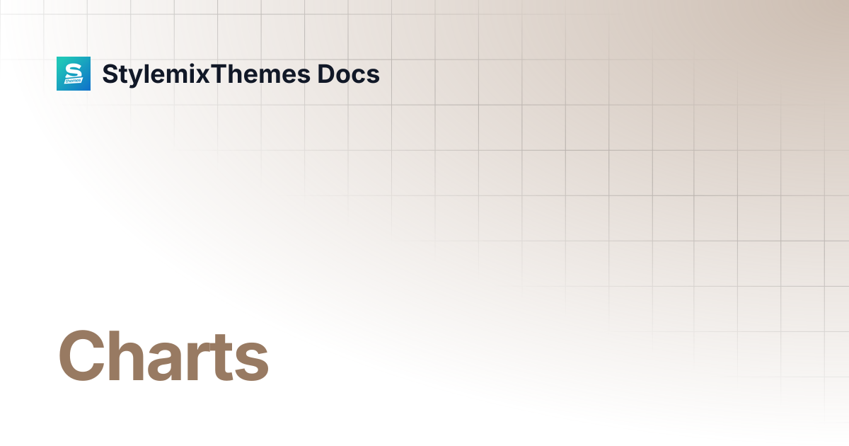 Charts | Companion Theme Documentation | StylemixThemes Docs