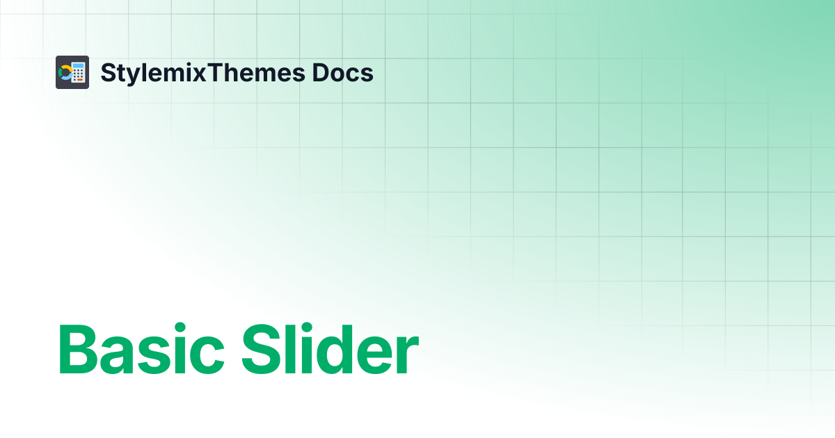 Basic Slider | Cost Calculator Builder | StylemixThemes Docs