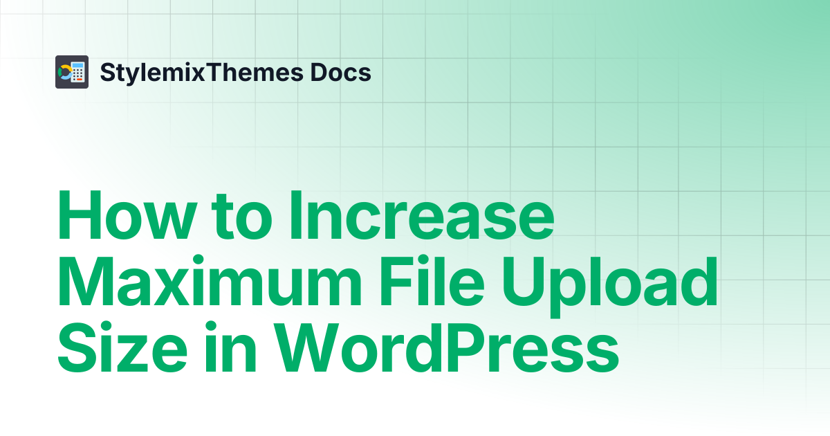 How to Increase Maximum File Upload Size in WordPress | Cost Calculator ...