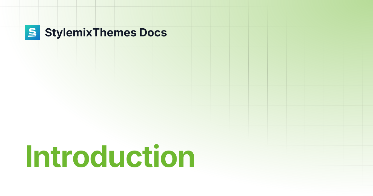 Introduction | HealthCoach Theme Documentation | StylemixThemes Docs
