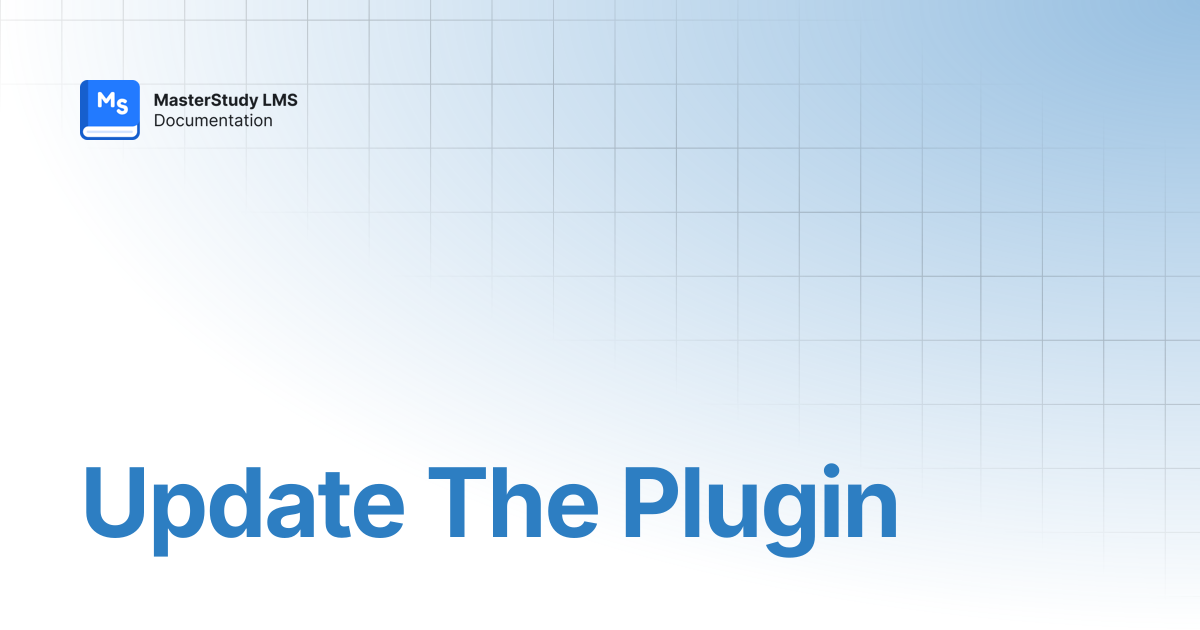 Update The Plugin | StylemixThemes Docs