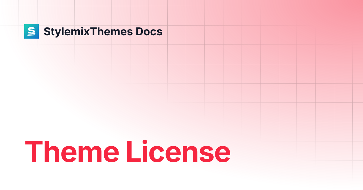 Theme License | Sequoia Theme Documentation | StylemixThemes Docs